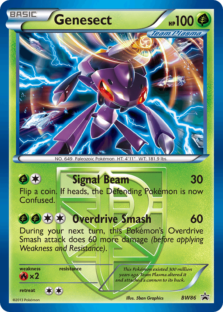 Genesect (BW86) (Team Plasma) [Black & White: Black Star Promos]