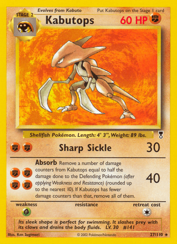Kabutops (27/110) [Legendary Collection]