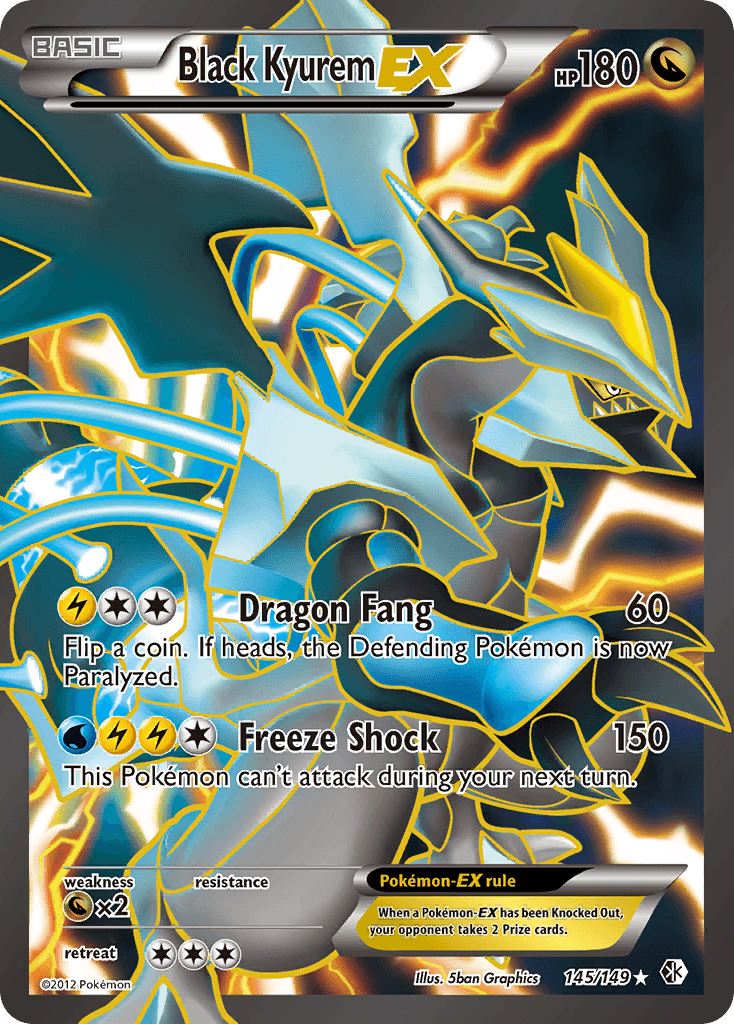 Black Kyurem EX (145/149) [Black & White: Boundaries Crossed]