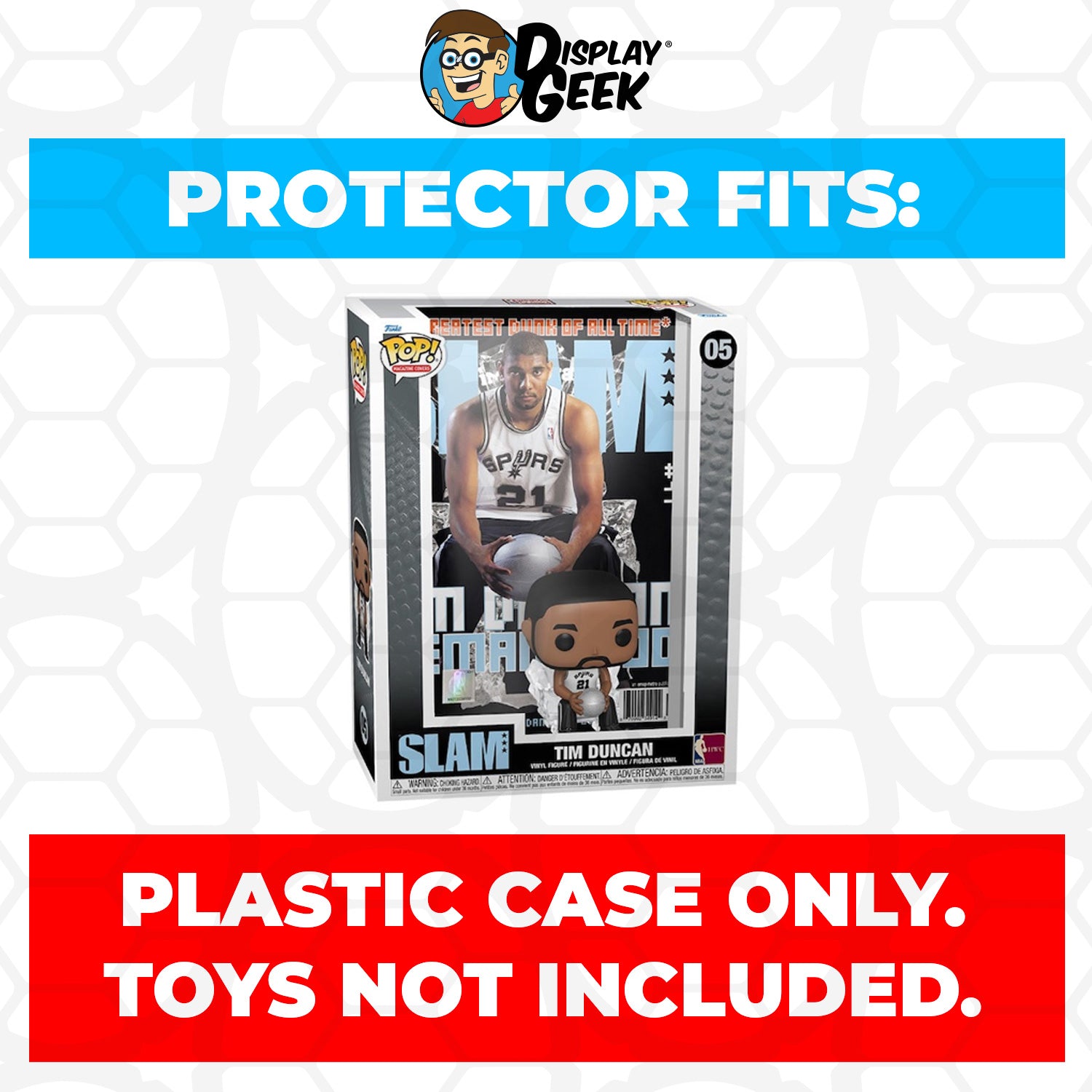 Pop Protector for Tim Duncan #05 Funko Pop Magazine Covers