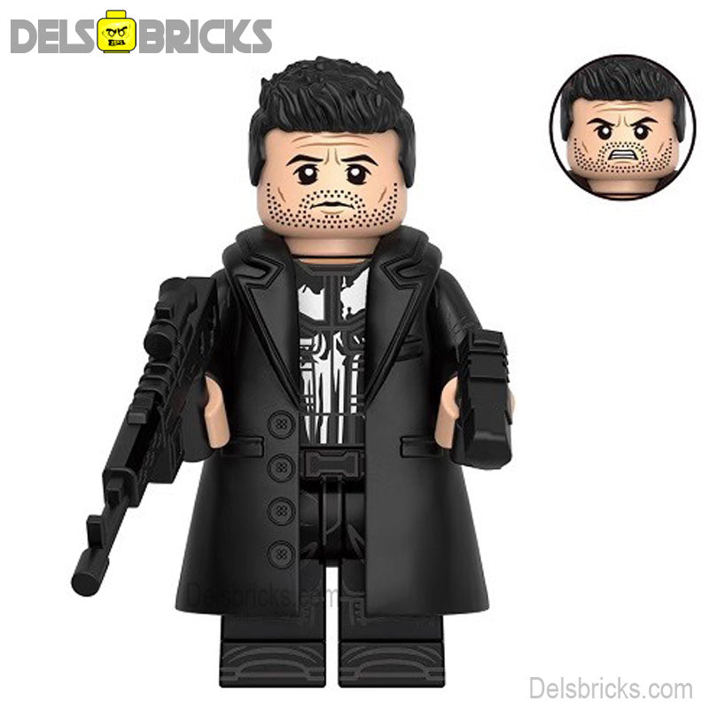 The Punisher Frank Castle Lego Minifigures Custom Toys 1