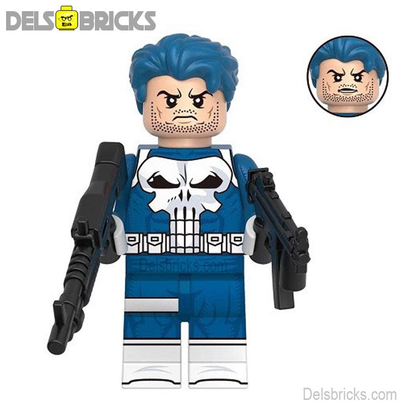 The Punisher Frank Castle Lego Minifigures Custom Toys 3