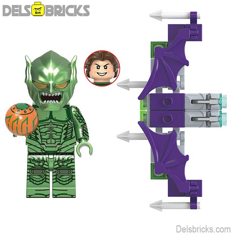 Green Goblin Spider-Man No Way Home Lego Minifigures Custom Toys