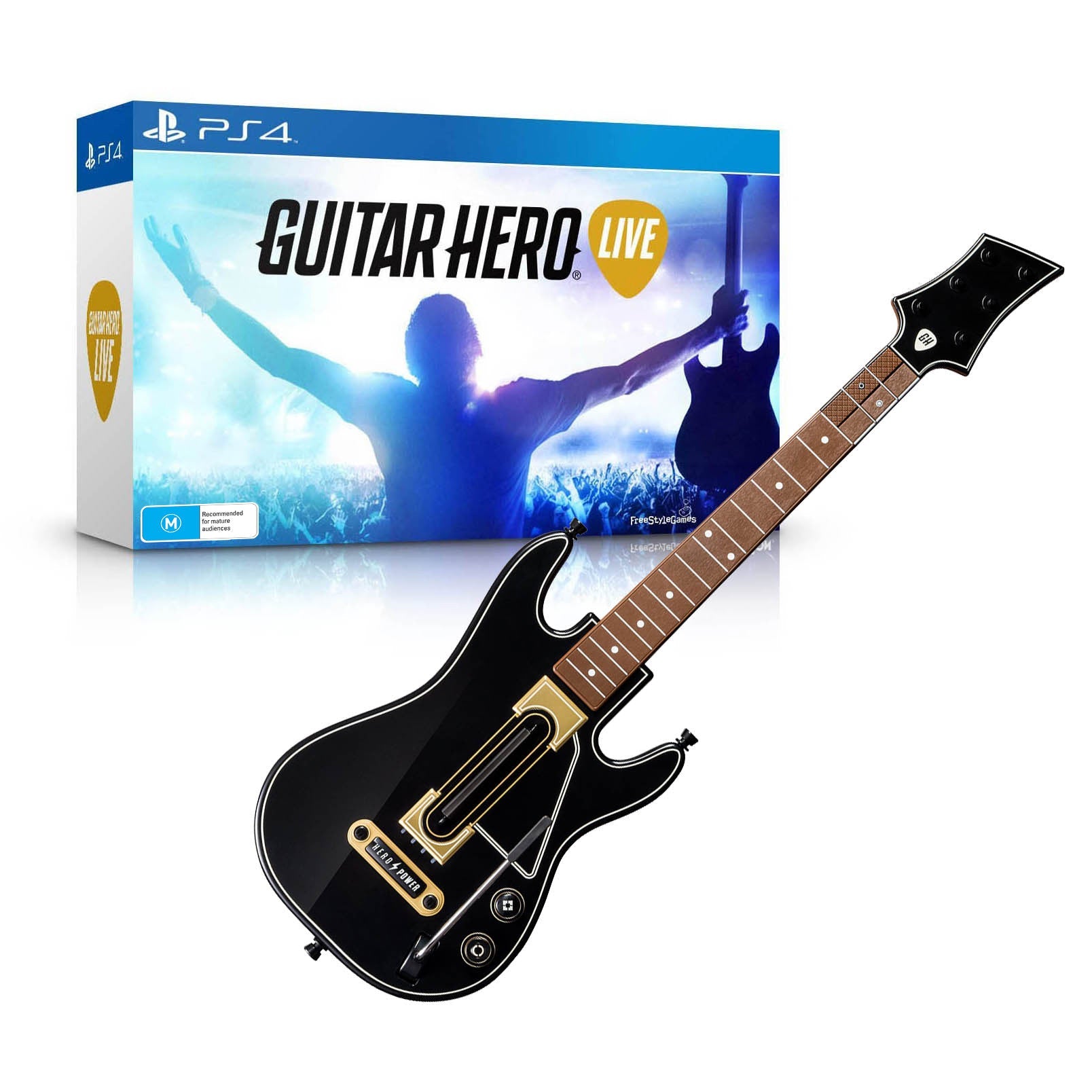 Guitar Hero Live With Guitar (Playstation 4)