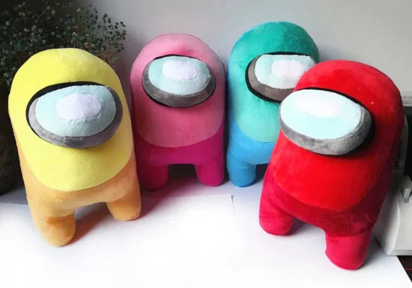 Among Us Cute Plush Stuffed Collectible toys (Red) kawaii Video Game Characters