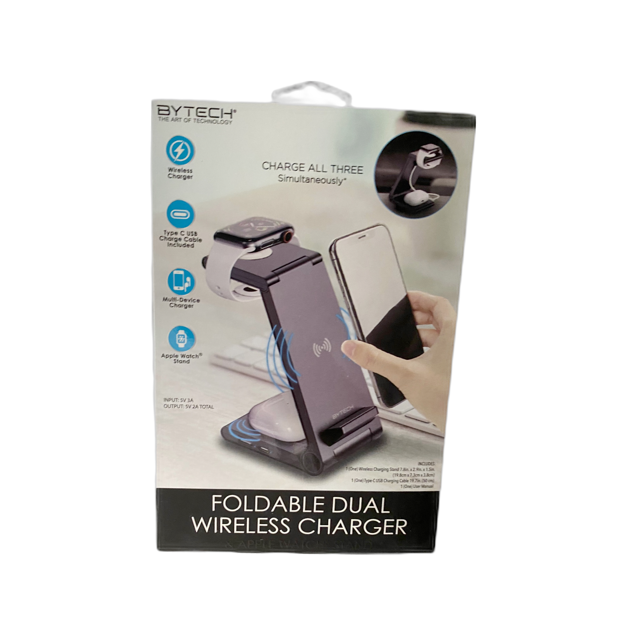 Foldable Dual Wireless Charger from Bytech