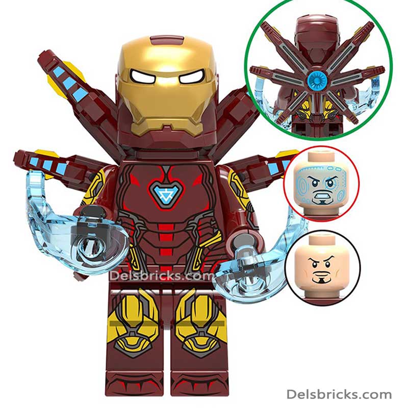 Ironman Mark 85 Tony Stark Lego Minifigures Custom toys