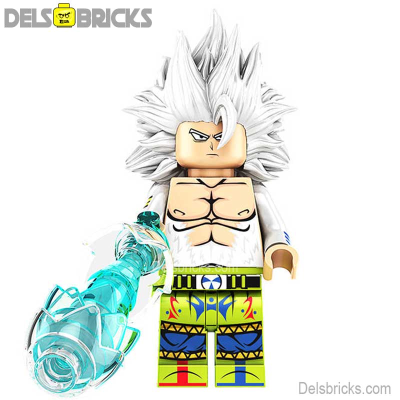 Son Goku Super Saiyan 4 white Hair & tail Dragon Ball Z
