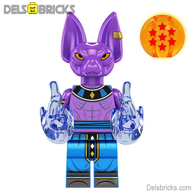 Beerus Dragon Ball Z Lego Minifigures Custom Toys