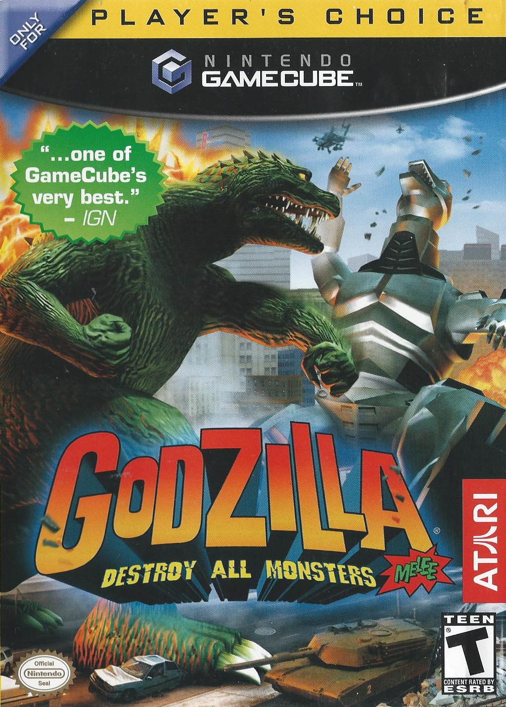 Godzilla: Destroy All Monsters Melee (Player's Choice) (Gamecube)