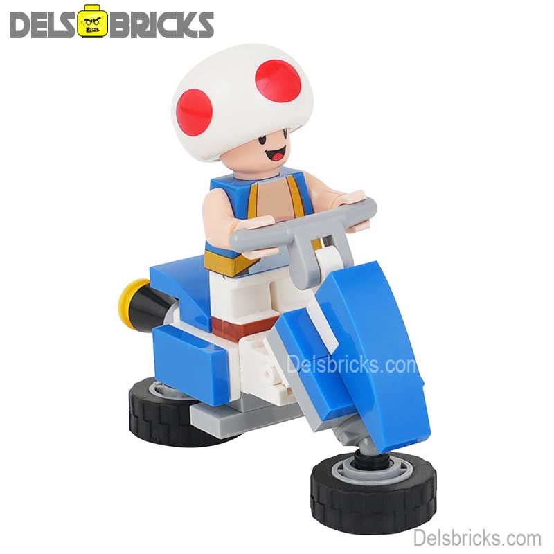 Toad Kart Super Mario Lego Minifigures From Mario Brothers Movie