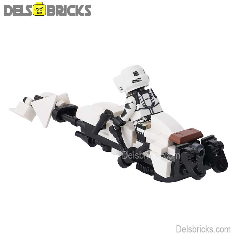 Speeder Bike & Biker Scout Lego Minifigures Custom Toys