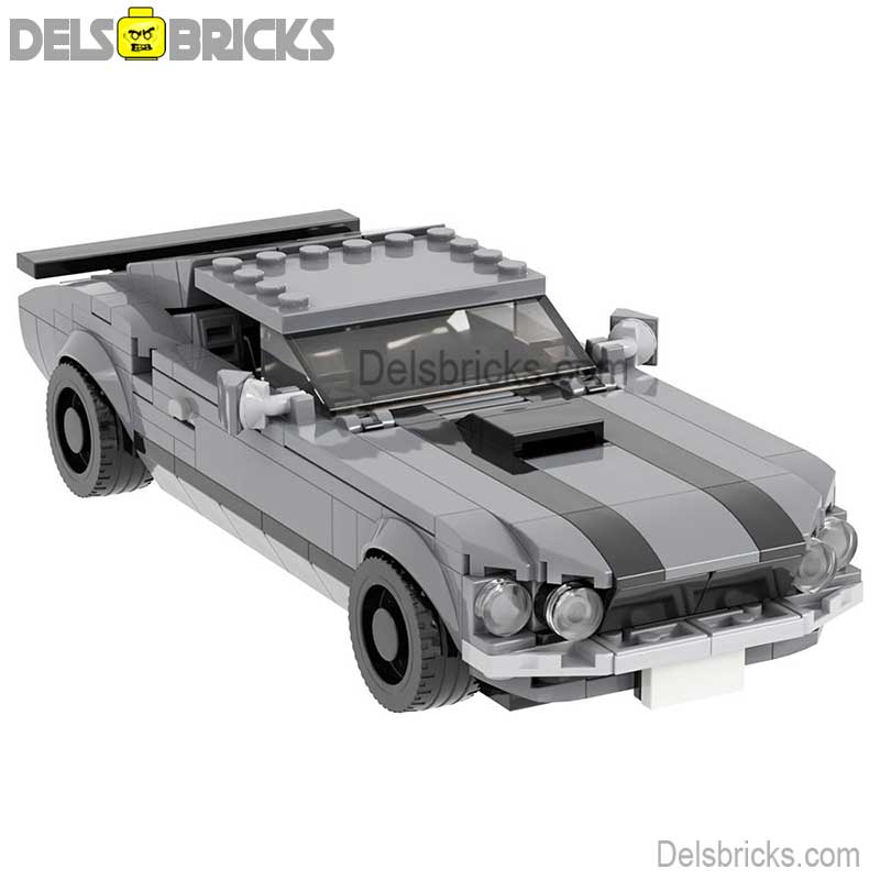 John Wick's Classic Mustang Toy car Lego Minifigures Custom Building Block Toys