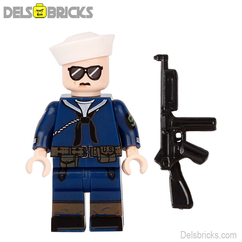 World War 2 American Navy Soldier Custom Lego Star Wars Minifigures Toys 1