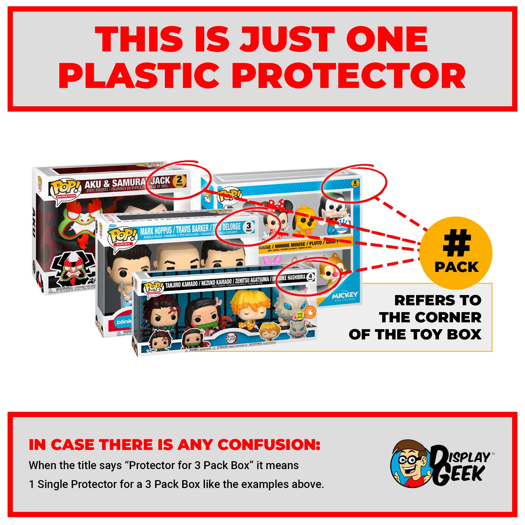 Pop Protector for 5 Pack The Beach Boys Funko Pop