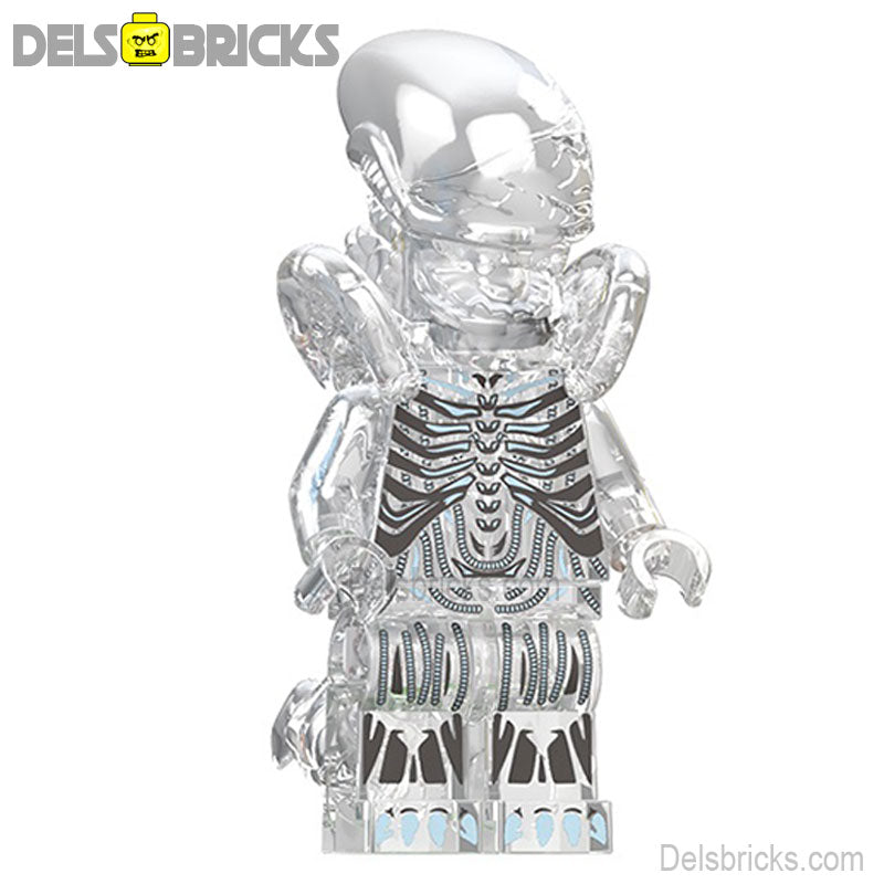 Alien Xenomorph transparent Lego Minifigures custom Toys