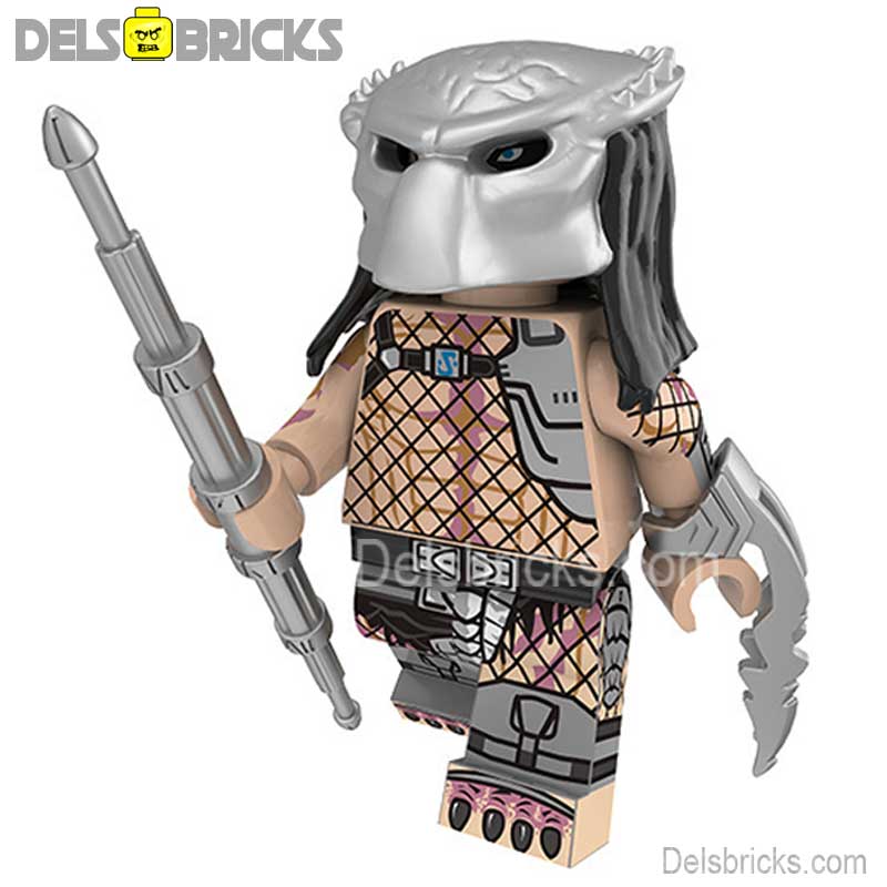 The Predator Yautja tribe set of 6 Lego Minifigures Custom Toys