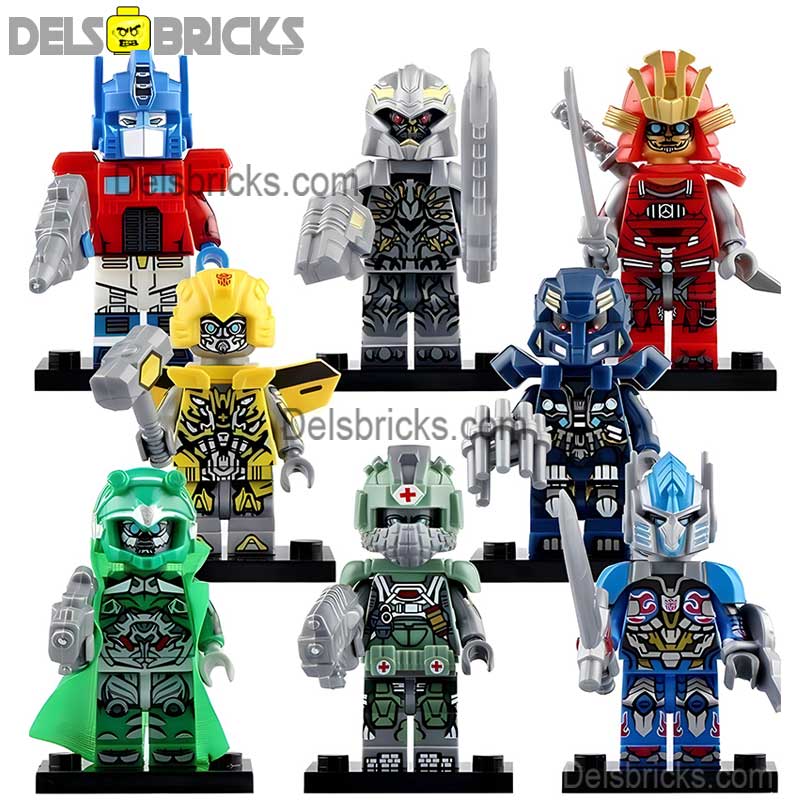 Transformers Set of 8 Lego Minifigures custom toys