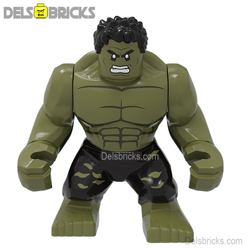 The Hulk (large size) Black Pants Best Lego Minifigures Custom Toys