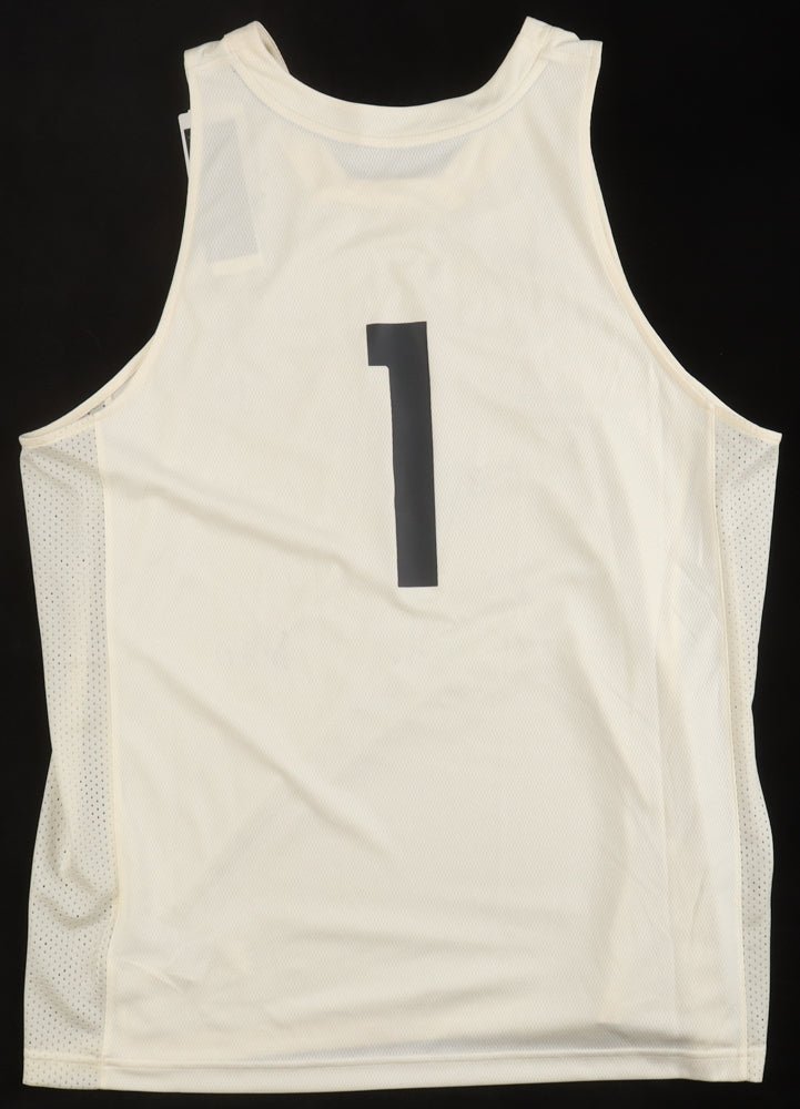 2025 Kansas Jayhawks Team-Signed Jersey by (12) With Dajuan Harris Jr., Zeke Mayo, K. J. Adams, Aj Storr (Beckett)