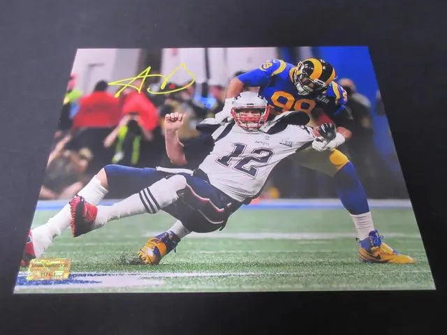 Aaron Donald Signed 8x10 Photo EUA COA