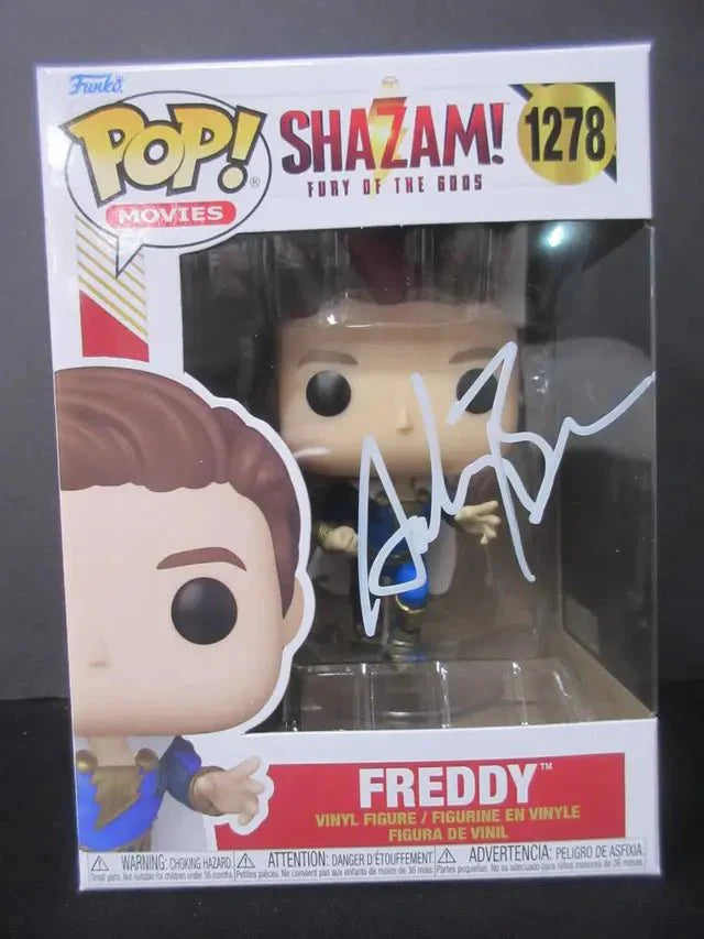 Adam Brody Signed Funko Pop Shazam! #1278 Heritage COA