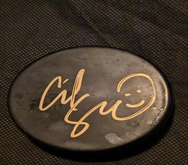 Adam Sandler Auto Signed Hockey Puck with coa 114881