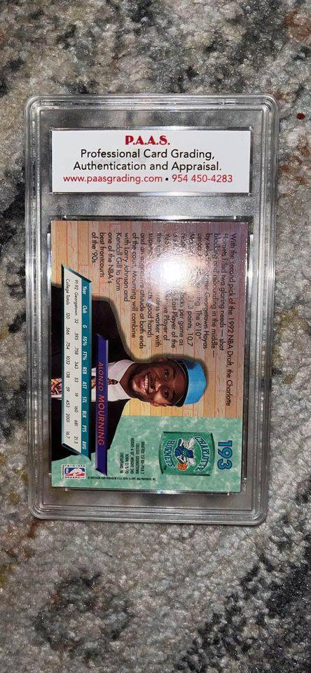 Alonzo Mourning Card