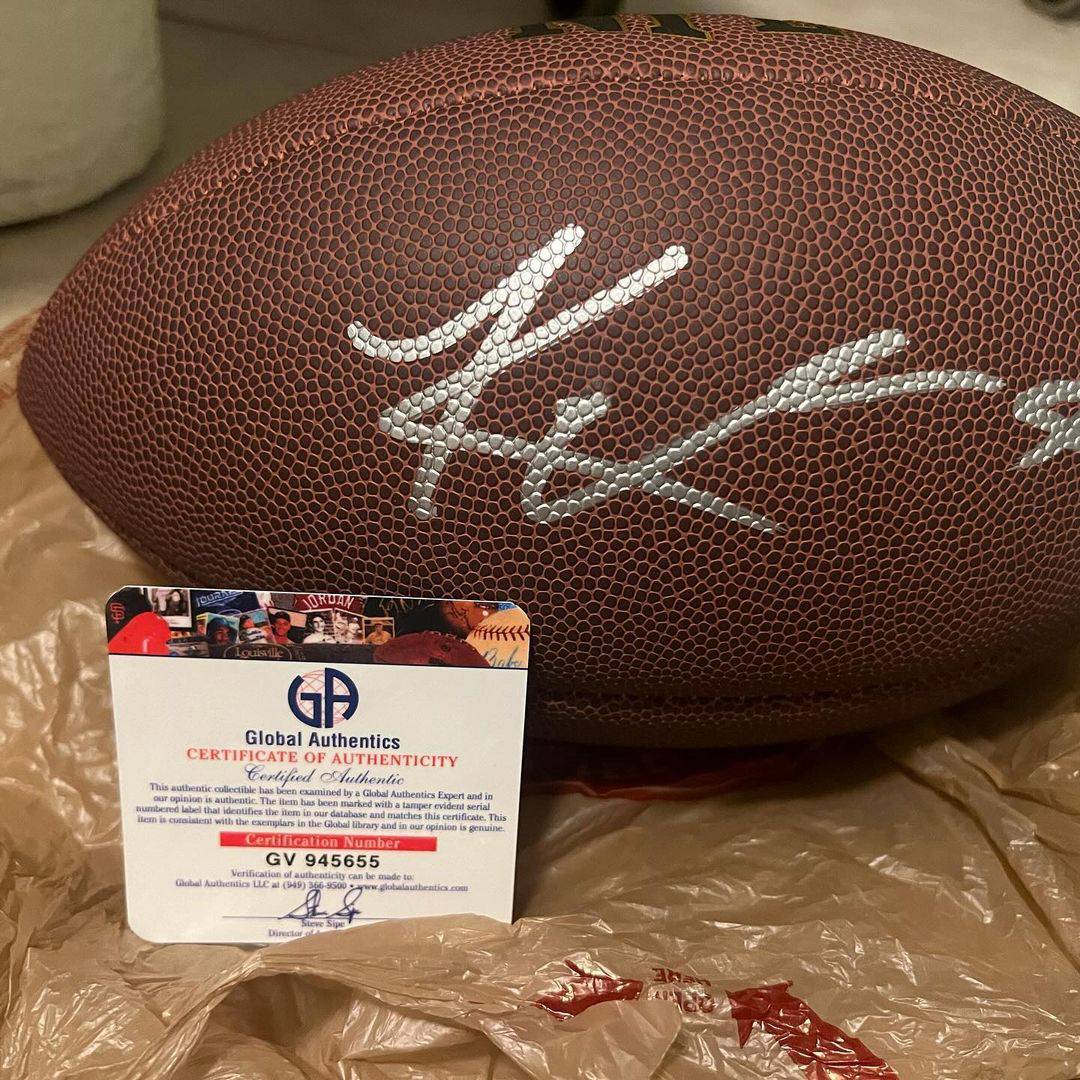 Autographed Khalil Mack Official Real Size Football