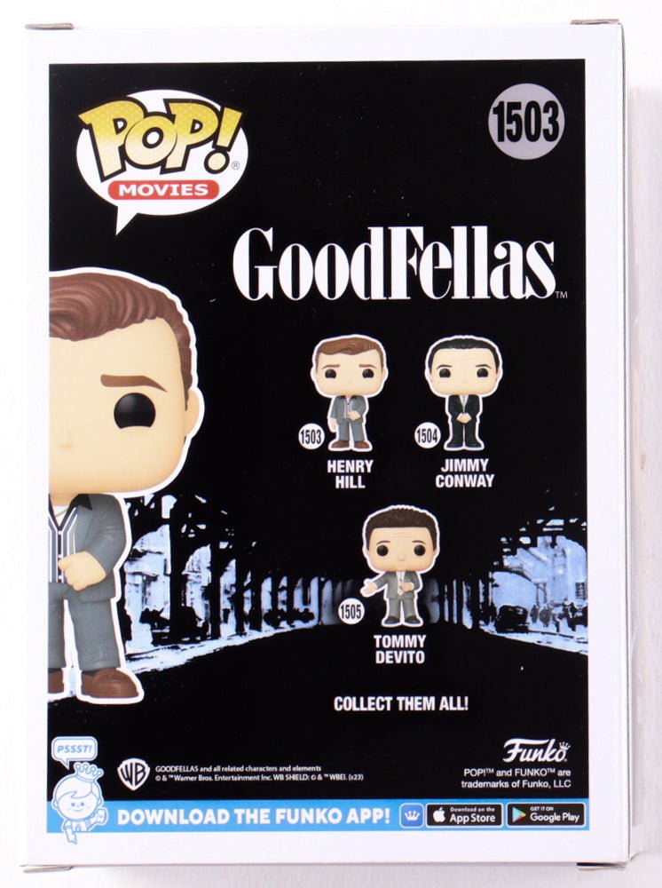Chris Serrone Signed "Goodfellas" #1503 Henry Hill Funko Pop! Vinyl Figure Inscribed "The Kid" & "Henry" (Beckett)