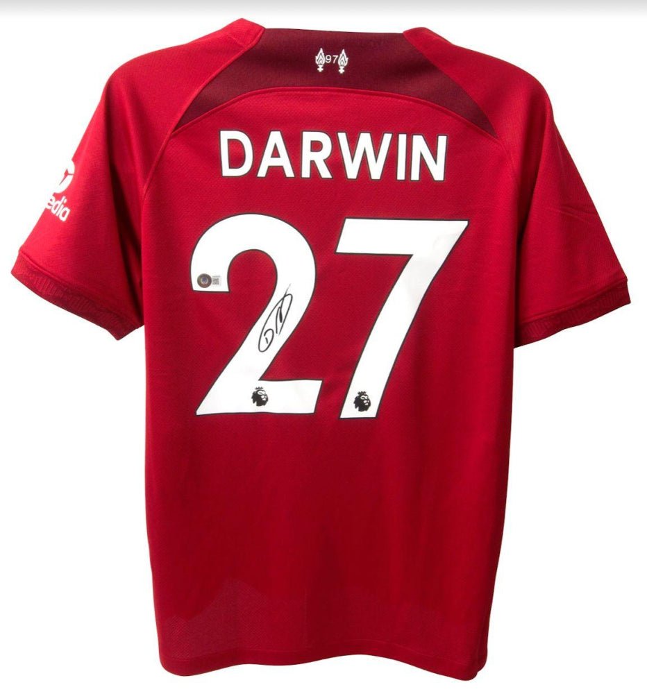 Darwin Nunez Signed Liverpool Home Jersey (Becektt)