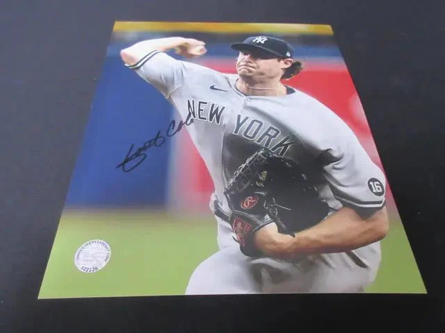 GERRIT COLE SIGNED 8X10 PHOTO NEW YORK YANKEES COA