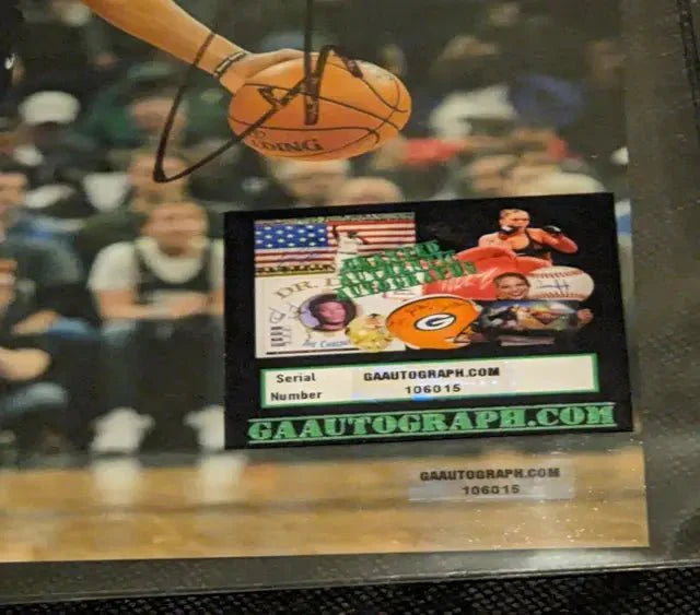 Giannis Antetokounmpo Milwaukee Bucks autographed 8x10 photo with coa