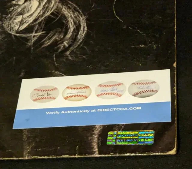 Hank Williams JR autographed album CoverWhiskey Bent and Hell Bound with coa