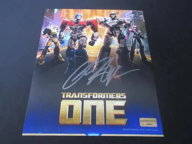 Hemsworth Transformers One Signed 8x10 Photo EUA COA