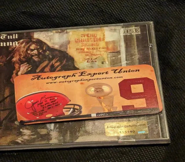 Ian Anderson Auto Signed CD Cover with COA 11540