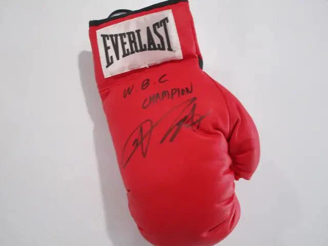 In Jin Chi signed autographed boxing glove Sig LOA