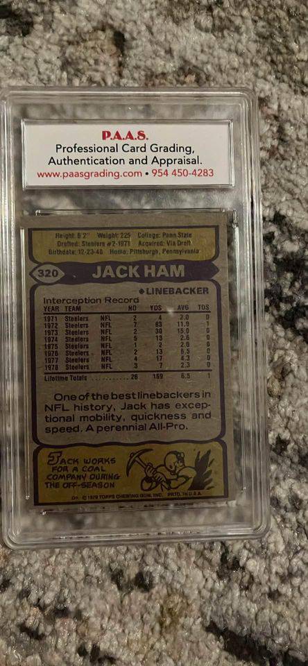 Jack Ham Card