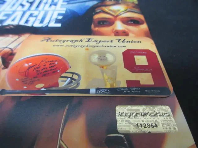 Jason Momoa Signed 8x10 Photo EUA COA