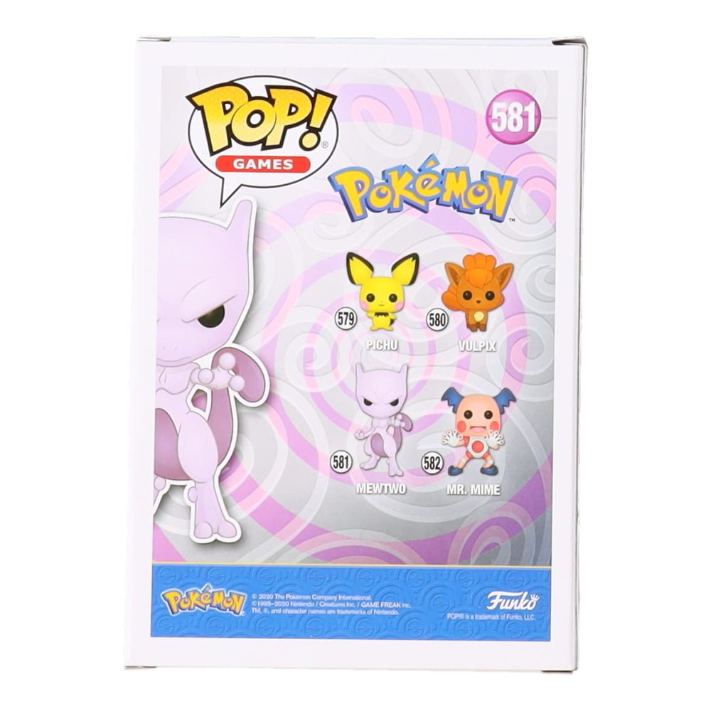 Jay Goede Signed "Pokemon" #581 Mewtwo Funko Pop! Vinyl Figure Inscribed "Mewtwo" (JSA)