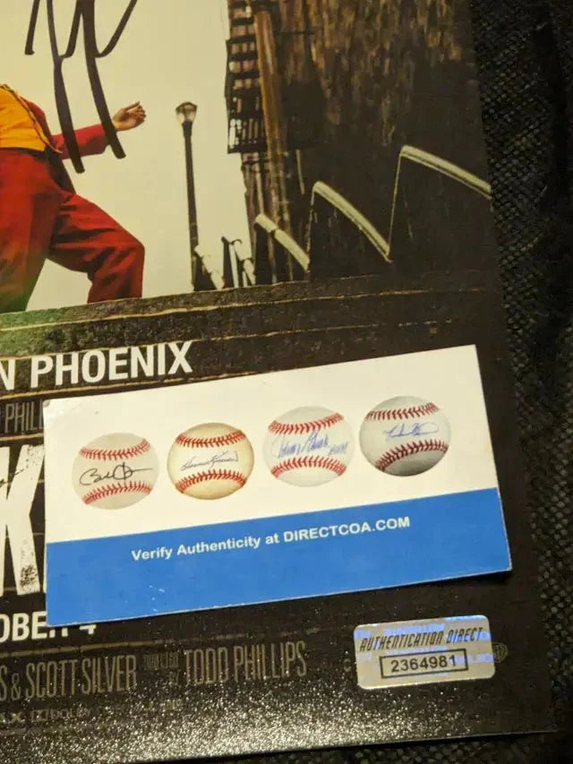 Joaquin Phoenix The Joker autographed 8x10 movie photo with COA