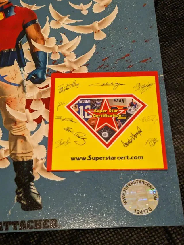 John Cena as peacemaker The Suicide Squad autographed 8x10 photo with COA