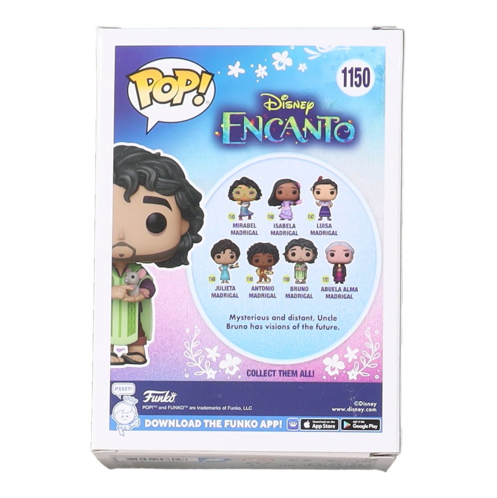 John Leguizamo Signed "Encanto" #1150 Bruno Madrigal Disney Funko Pop! Vinyl Figure (Beckett)