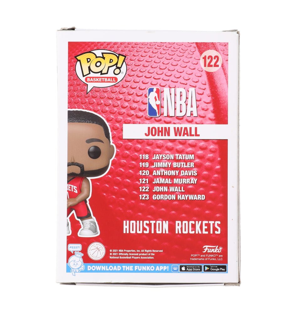 John Wall Signed Rockets #122 Funko Pop! Vinyl Figure (PSA)