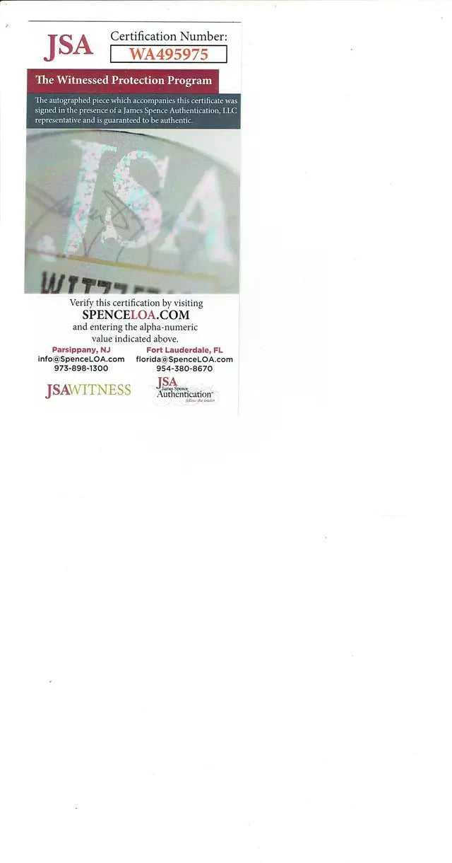 Johnny Bucyk Boston Bruins Autographed 8x10 Photo JSA W coa