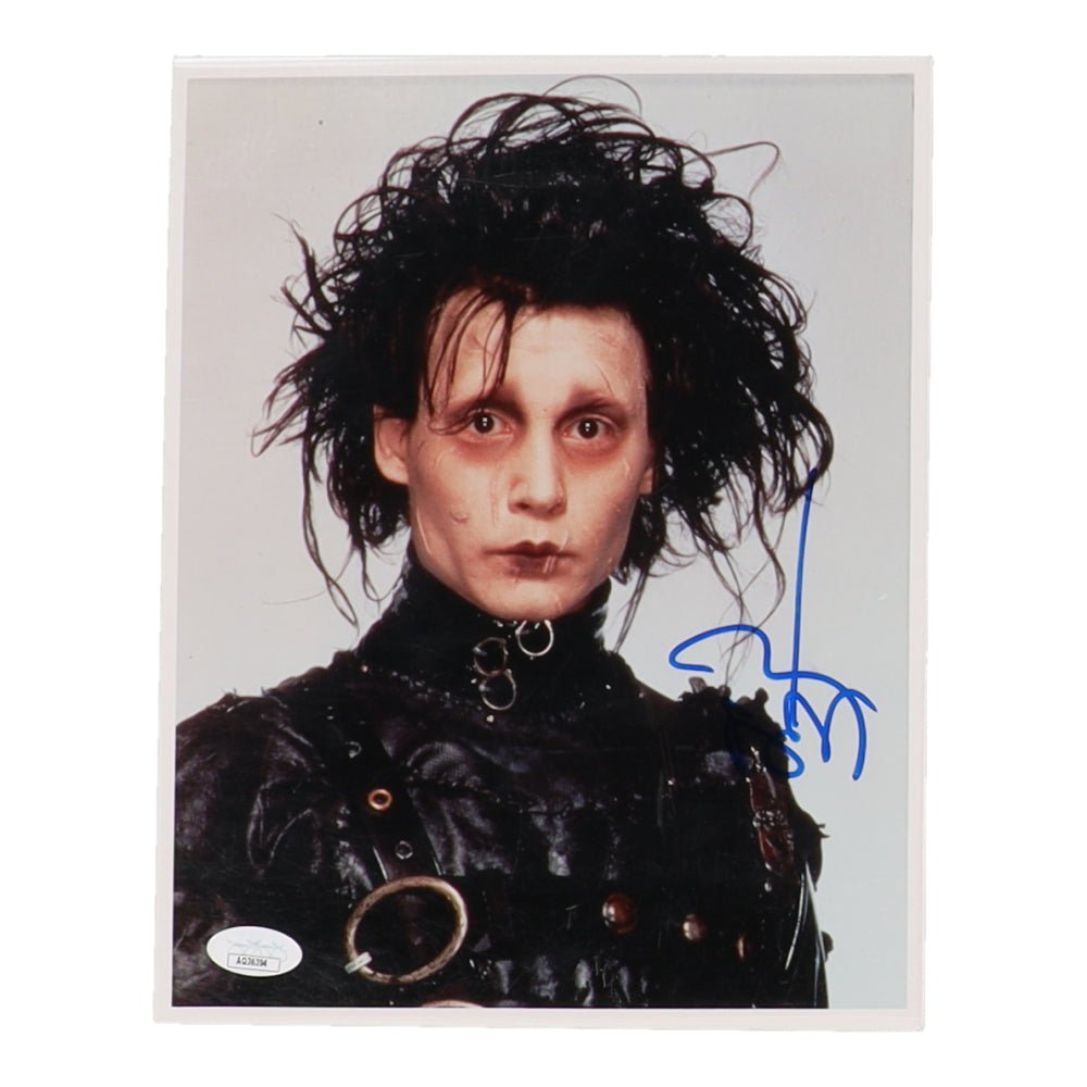 Johnny Depp Signed "Edward Scissorhands" 8x10 Photo (JSA)