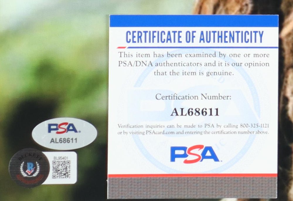 Johnny Depp Signed "Pirates of the Caribbean" 11x14 Photo (Beckett & PSA)