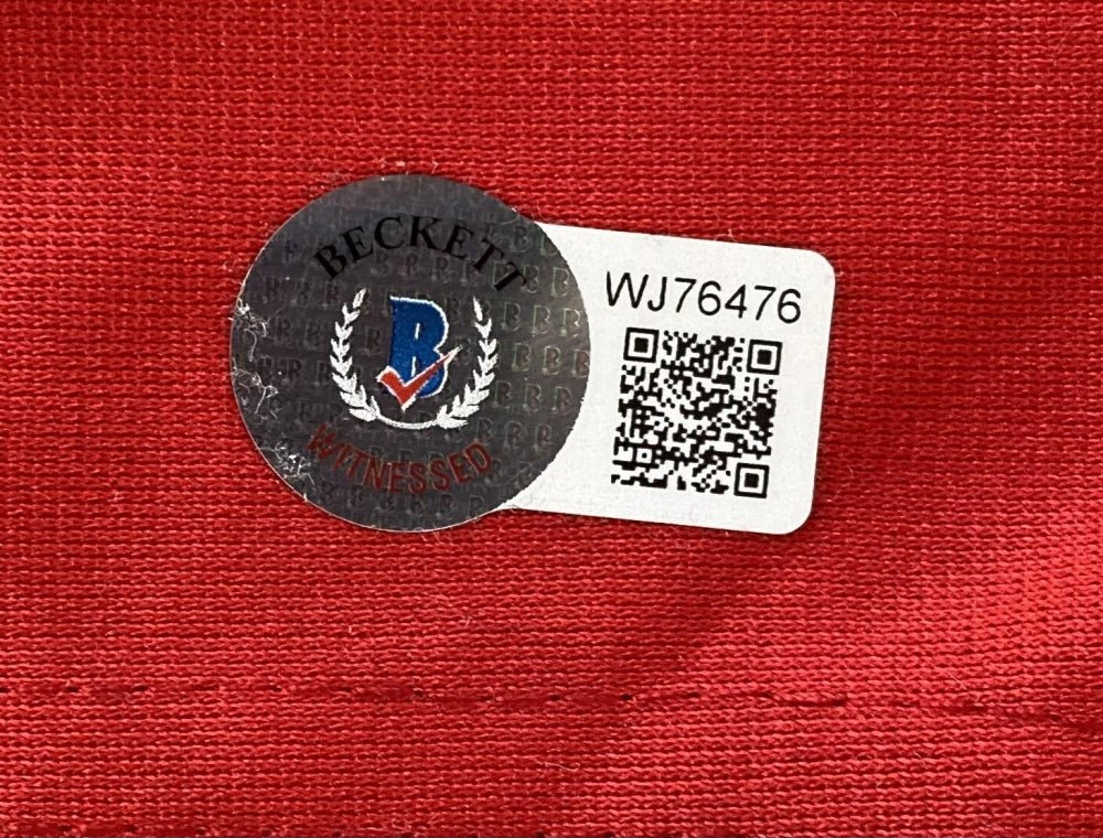 Jon Jones Signed MMA Trunks (Beckett) Beckett Witnessed