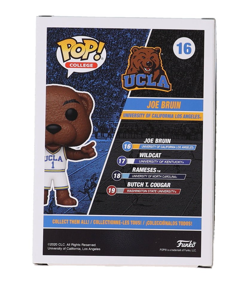 Jrue Holiday Signed UCLA Bruins #16 Joe Bruin Funko Pop! Vinyl Figure (PSA)