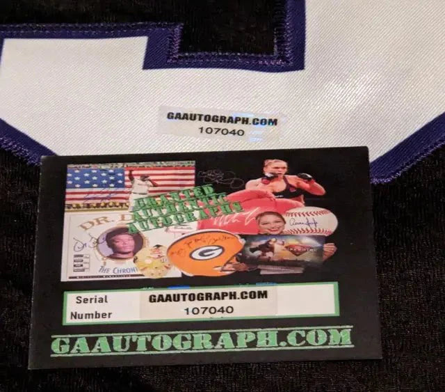 Kevin Durant autographed jersey with coa